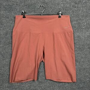 New Nike Size XL Dri-Fit Shorts Tight Cycling Training Burnt Orange DQ6003-634